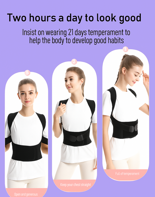 Adjustable Back Posture Corrector/ Slouching Relieve Pain Belt Women Men