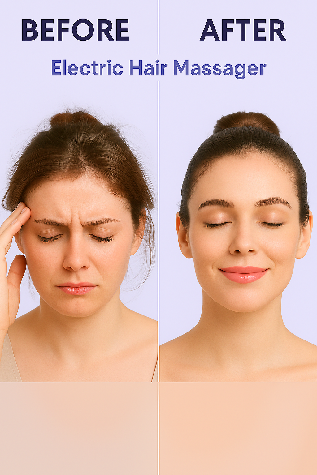 Portable Head Massager for Hair Growth Deep Clean and Stress Relax